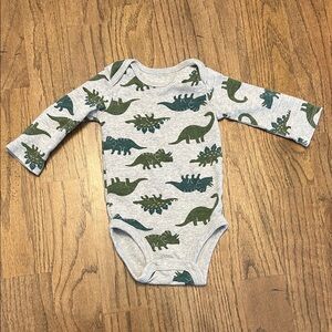 Green Dinosaur Print Kids One Piece